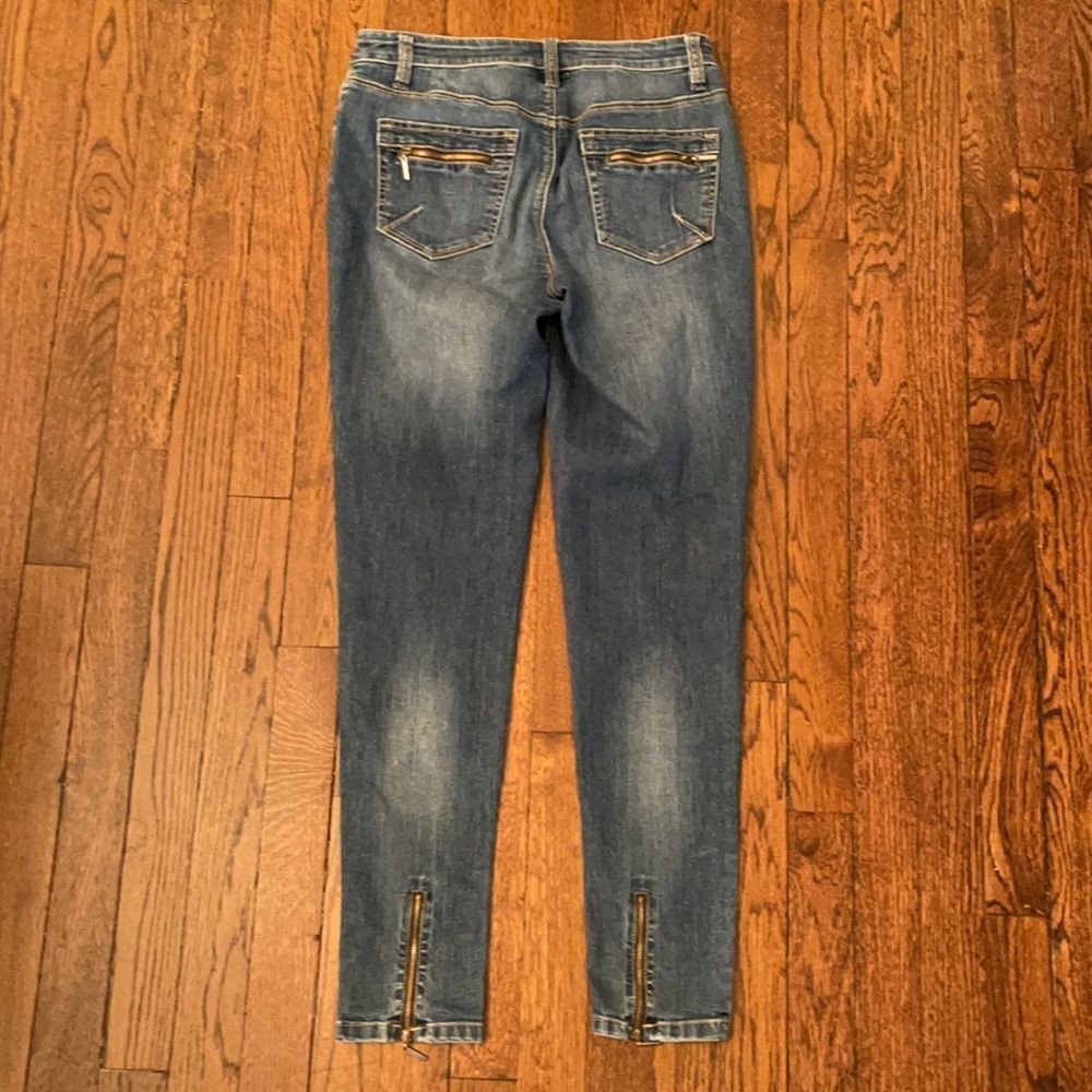 Cache Sz 2 Zipper Jeans So cute!! EUC